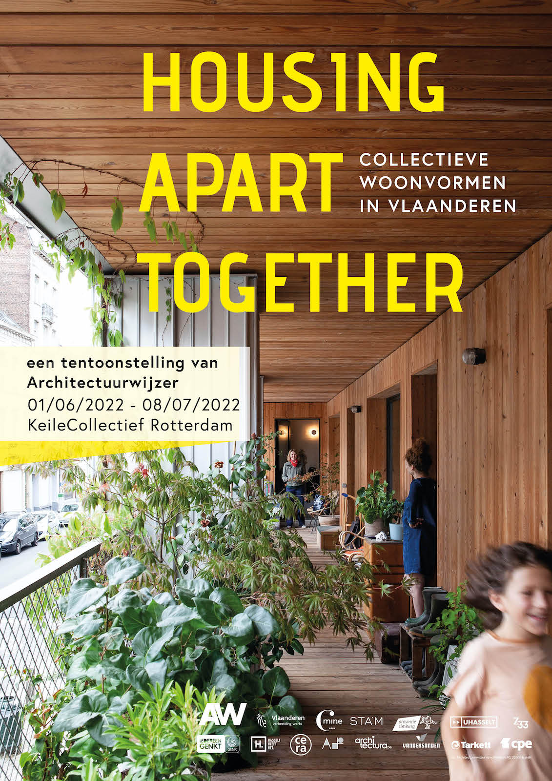 Housing Apart Together - Collectieve woonvormen in Vlaanderen - Een tentoonstelling van Architectuurwijzer - 10/10/2019 - 05/01/2020 C-mine Genk - 19/01/2020 - 03/05/2020 STAM Gent